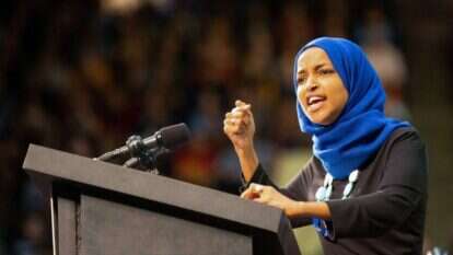 חברת הקונגרס אילהאן אומר. | AFP