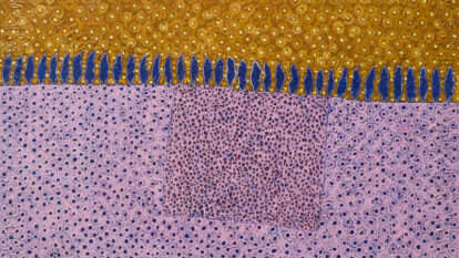 ידיד רובין, ללא כותרת, שמן על בד. | באדיבות גלריה שלוש תל אביב