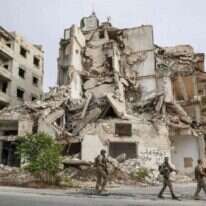 בניין שהופצץ בסוריה. | AFP