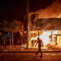 ההתפרעויות במיניאפוליס, השבוע. | AFP