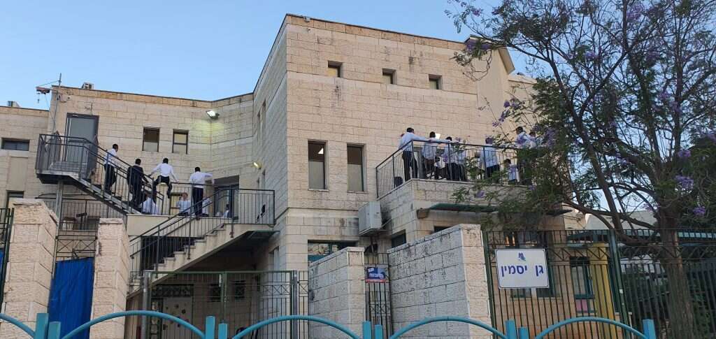 בחורי ישיבה באלעד, השבוע. | יאיר קראוס