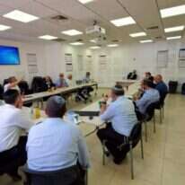 ראשי מועצת יש"ע בפגישה עם שר הפנים אריה דרעי, שלשום. | מועצת יש"ע