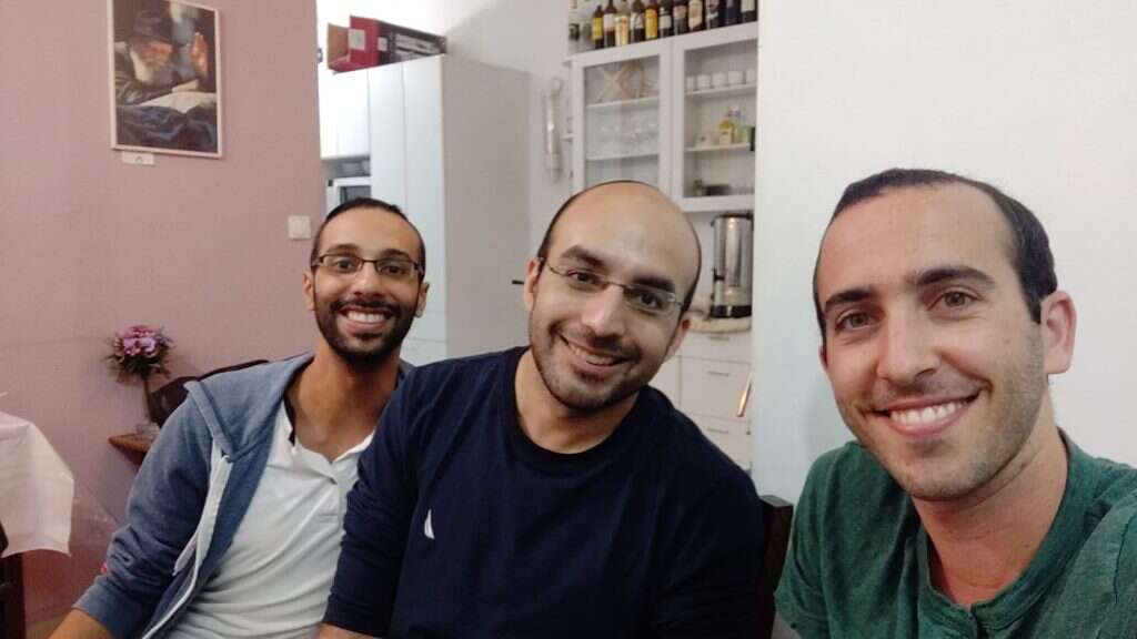 מימין לשמאל: עמיחי, אבישי ויונתן (לא בתמונה: ליאב)