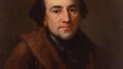 משכילים ומנהיגים תורניים שלא בטוח שהיו מסכימים לשבת יחדיו על במה אחת. משה מנדלסון. איור: אנטון גראף, מוצג במוזיאון היהודי בברלין. משכילים ומנהיגים תורניים שלא בטוח שהיו מסכימים לשבת יחדיו על במה אחת. משה מנדלסון. איור: אנטון גראף, מוצג במוזיאון היהודי בברלין.