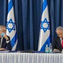 נתניהו וגנץ בישיבת ממשלה. | מארק ישראל סלם נתניהו וגנץ בישיבת ממשלה. | מארק ישראל סלם
