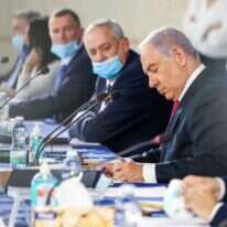 נתניהו וגנץ בישיבת ממשלה שבועית. | מארק ישראל סלם