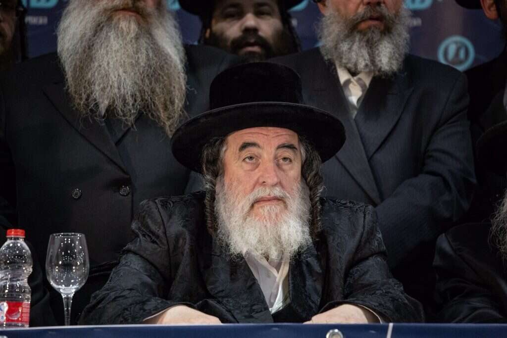 האדמו"ר מוויז'ניץ. | אהרון קרון, פלאש 90