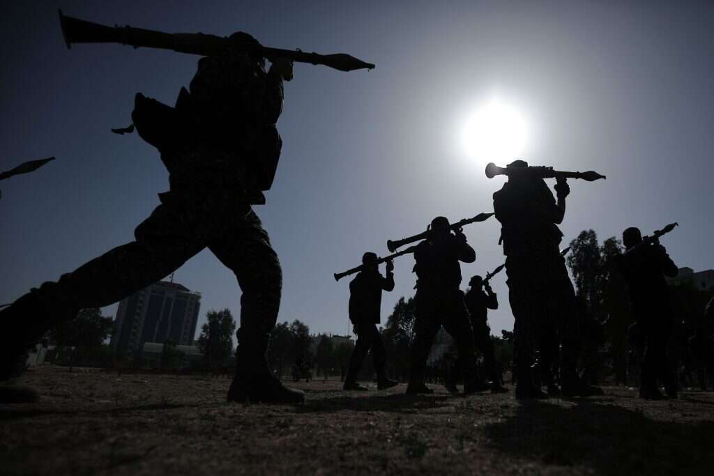 כוחות הג'יהאד האסלאמי ברצועת עזה. | AFP