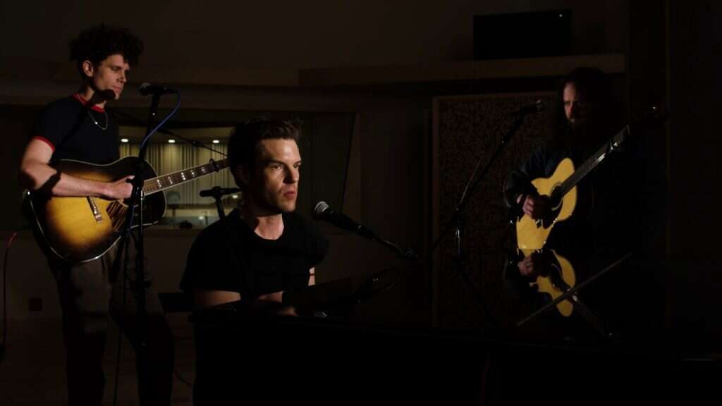 "The Killers "Land of the Free 2020. | מסך "The Killers "Land of the Free 2020. | מסך