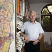 אברהם שבות בביתו, השבוע. | שריה דיאמנט