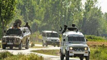 חיילים הודים, ביום חמישי, באיזור העימות. | איי.אף.פי