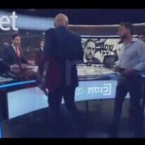 עופר שלח צועק על משה גלסנר. | מסך מתוך ynet