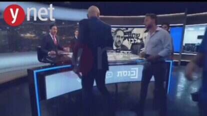 עופר שלח צועק על משה גלסנר. | מסך מתוך ynet