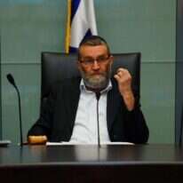 יו"ר ועדת כספים ח"כ משה גפני. | דוברות הכנסת, עדינה ולמן