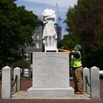 הכשל הליברלי מתרחש שוב ושוב בכל עריפת פסל של מדכא לשעבר. פסלו הערוף של קולומבוס בבוסטון. | AF