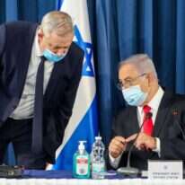 נתניהו וגנץ. | מארק ישראל סלם נתניהו וגנץ. | מארק ישראל סלם