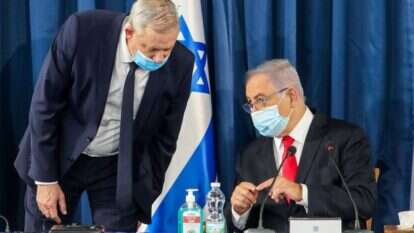 נתניהו וגנץ. | מארק ישראל סלם