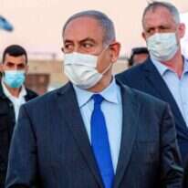 נתניהו וגנץ. | AFP