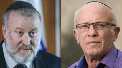 פנחס ולרשטיין ואביחי מנדלבליט. | יונתן זינדל/פלאש90