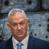 יו"ר כחול לבן בני גנץ. | יונתן זינדל/פלאש90