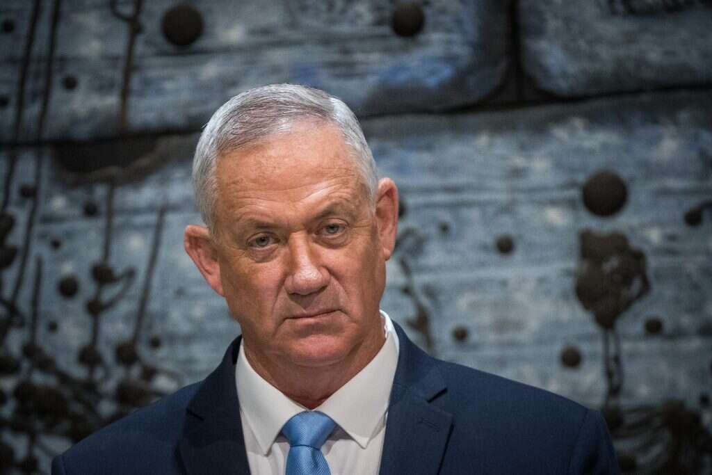 יו"ר כחול לבן בני גנץ. | יונתן זינדל/פלאש90