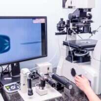 מעבדה לטיפולי פוריות. | שאטרקסטוק