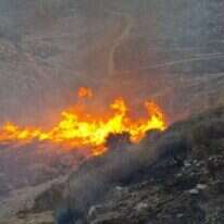 שריפה בבנימין. | דוברות תחנת כיבוי אזורית בנימין