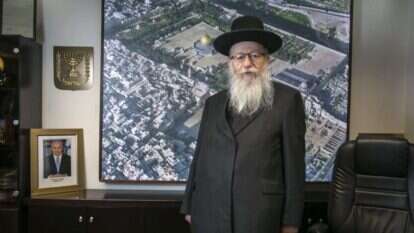 ליצמן בלשכת שר השיכון. | אוליבייה פיטוסי, פלאש 90