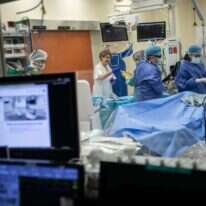 חדר ניתוח בבית החולים הדסה עין־כרם, ירושלים, אילוסטרציה. | הדס פרוש, פלאש 90