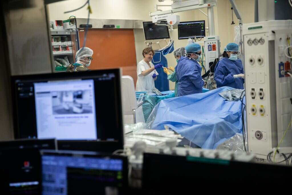 חדר ניתוח בבית החולים הדסה עין־כרם, ירושלים, אילוסטרציה. | הדס פרוש, פלאש 90