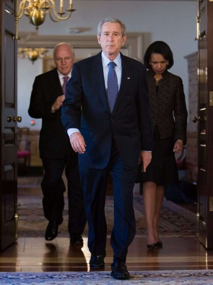 לא שיתף פעולה, אבל גם לא הפריע. ג'ורג בוש. | AFP