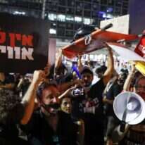 מחאת העצמאים בכיכר רבין. | AFP