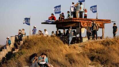 הפגנה נגד תוכנית טראמפ. | AFP הפגנה נגד תוכנית טראמפ. | AFP