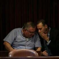 חברי הכנסת מיקי זוהר ודוד ביטן.