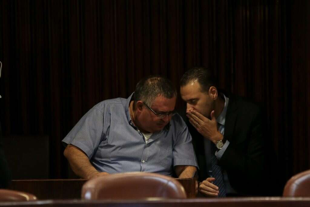 חברי הכנסת מיקי זוהר ודוד ביטן.