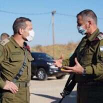 הרמטכ"ל אביב כוכבי עם מפקד פיקוד צפון אמיר ברעם. | דובר צה"ל