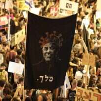 התחושה הייתה שמדובר בהפגנה נגד ביבי בלבד. | EPA