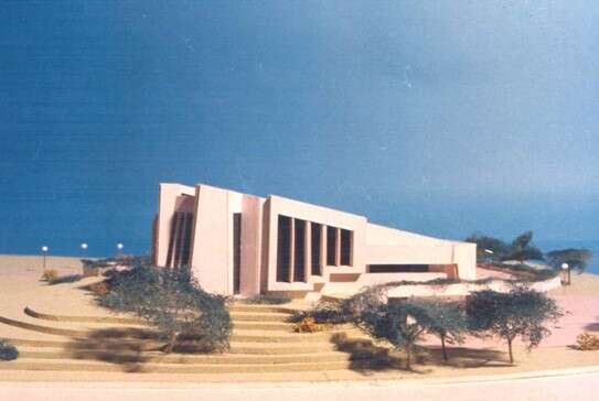 בית הכנסת בנצר חזני. | אברהם גבור אדריכלות ובינוי ערים