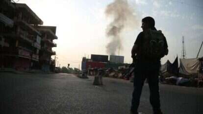 הפיצוץ בעיר ג'לאלאבאד שבאפגניסטן. | EPA