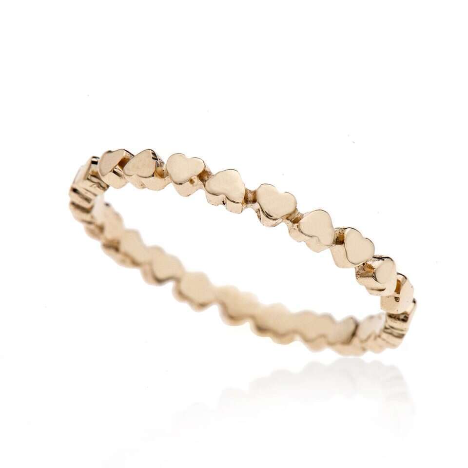 טבעת לבבות זהב, הבורסה לתכשיטים. | איליה מלניקוב