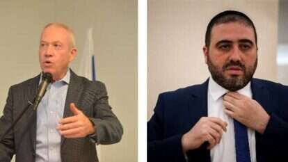 חכ משה ארבל ושר החינוך יואב גלנט. צילומים: יוסי זליגר, אורן בן חקון