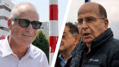 משה בוגי יעלון ודוד שמרון. צילומים: אורן בן חקון, גדעון מרקוביץ