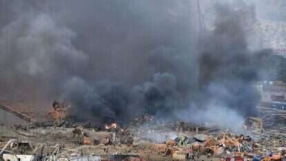 ההריסות בבירות. | EPA