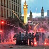 הפגנות נגד הממשלה בלבנון. | AFP