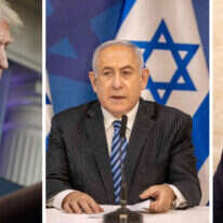 מוחמד בין זאיד, נתניהו וטראמפ. צילומים: EPA, AFP מוחמד בין זאיד, נתניהו וטראמפ. צילומים: EPA, AFP