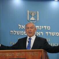 נתניהו במסיבת עיתונאים על הנורמליזציה עם איחוד האמירויות הערביות. | יונתן זינדל/פלאש90