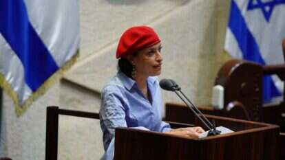 ח"כ תהלה פרידמן במליאה, השבוע. | עדינה ולמן, דוברות הכנסת