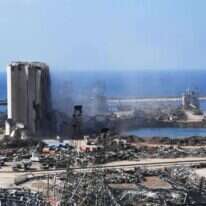 אזור הפיצוץ בנמל ביירות | AFP אזור הפיצוץ בנמל ביירות | AFP