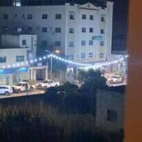 שיירת הרכבים בדרך למעצר