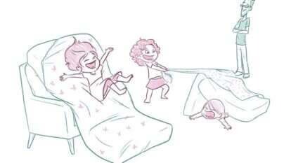 בית של בנות. איור: ינון פתחיה